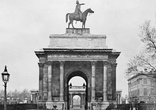 Wellington Arch, London. Designed by Decimus Burton